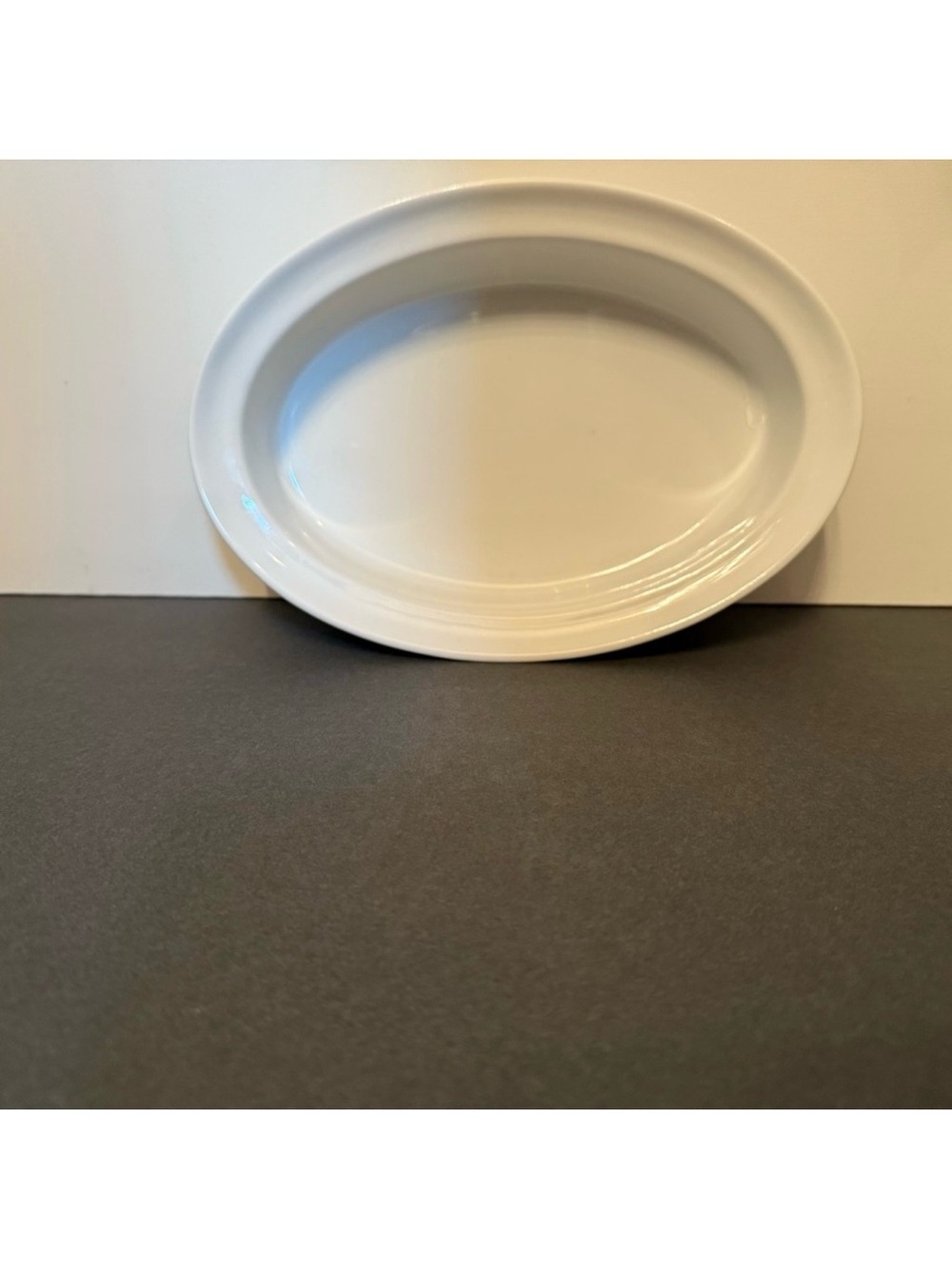 CRATE & BARREL BAKING DISH WHITE PORCELAIN OVAL HOME KITCHEN BAKEWEAR